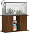 vidaXL - Aquariumstandaard - 101x41x58 - cm - bewerkt - hout - bruin - eikenkleur