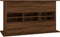 vidaXL - Aquariumstandaard - 101x41x58 - cm - bewerkt - hout - bruin - eikenkleur