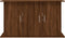 vidaXL - Aquariumstandaard - 101x41x58 - cm - bewerkt - hout - bruin - eikenkleur