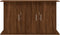 vidaXL - Aquariumstandaard - 101x41x58 - cm - bewerkt - hout - bruin - eikenkleur