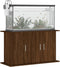 vidaXL - Aquariumstandaard - 101x41x58 - cm - bewerkt - hout - bruin - eikenkleur