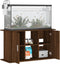 vidaXL - Aquariumstandaard - 101x41x58 - cm - bewerkt - hout - bruin - eikenkleur