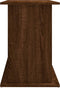 vidaXL - Aquariumstandaard - 101x41x58 - cm - bewerkt - hout - bruin - eikenkleur