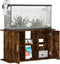 vidaXL - Aquariumstandaard - 101x41x58 - cm - bewerkt - hout - gerookt - eikenkleur