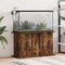 vidaXL - Aquariumstandaard - 101x41x58 - cm - bewerkt - hout - gerookt - eikenkleur