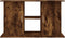 vidaXL - Aquariumstandaard - 101x41x58 - cm - bewerkt - hout - gerookt - eikenkleur