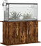 vidaXL - Aquariumstandaard - 101x41x58 - cm - bewerkt - hout - gerookt - eikenkleur