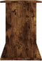 vidaXL - Aquariumstandaard - 101x41x58 - cm - bewerkt - hout - gerookt - eikenkleur