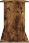 vidaXL - Aquariumstandaard - 101x41x58 - cm - bewerkt - hout - gerookt - eikenkleur