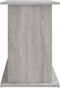 vidaXL - Aquariumstandaard - 101x41x58 - cm - bewerkt - hout - grijs - sonoma - eiken