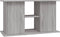 vidaXL - Aquariumstandaard - 101x41x58 - cm - bewerkt - hout - grijs - sonoma - eiken