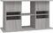 vidaXL - Aquariumstandaard - 101x41x58 - cm - bewerkt - hout - grijs - sonoma - eiken