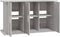 vidaXL - Aquariumstandaard - 101x41x58 - cm - bewerkt - hout - grijs - sonoma - eiken