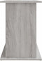 vidaXL - Aquariumstandaard - 101x41x58 - cm - bewerkt - hout - grijs - sonoma - eiken