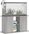 vidaXL - Aquariumstandaard - 101x41x58 - cm - bewerkt - hout - grijs - sonoma - eiken