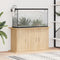 vidaXL - Aquariumstandaard - 101x41x58 - cm - bewerkt - hout - sonoma - eikenkleurig