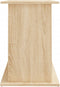 vidaXL - Aquariumstandaard - 101x41x58 - cm - bewerkt - hout - sonoma - eikenkleurig