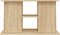 vidaXL - Aquariumstandaard - 101x41x58 - cm - bewerkt - hout - sonoma - eikenkleurig