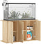 vidaXL - Aquariumstandaard - 101x41x58 - cm - bewerkt - hout - sonoma - eikenkleurig
