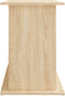 vidaXL - Aquariumstandaard - 101x41x58 - cm - bewerkt - hout - sonoma - eikenkleurig