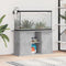 vidaXL - Aquariumstandaard - 101x41x58 - cm - bewerkt - hout - betongrijs