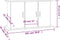 vidaXL - Aquariumstandaard - 101x41x58 - cm - bewerkt - hout - betongrijs