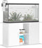 vidaXL - Aquariumstandaard - 101x41x58 - cm - bewerkt - hout - hoogglans - wit