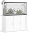 vidaXL - Aquariumstandaard - 101x41x58 - cm - bewerkt - hout - hoogglans - wit