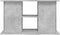 vidaXL - Aquariumstandaard - 101x41x58 - cm - bewerkt - hout - betongrijs