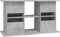 vidaXL - Aquariumstandaard - 101x41x58 - cm - bewerkt - hout - betongrijs