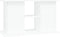 vidaXL - Aquariumstandaard - 101x41x58 - cm - bewerkt - hout - wit