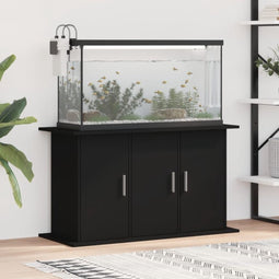 vidaXL - Aquariumstandaard - 101x41x58 - cm - bewerkt - hout - zwart