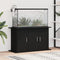 vidaXL - Aquariumstandaard - 101x41x58 - cm - bewerkt - hout - zwart