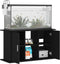 vidaXL - Aquariumstandaard - 101x41x58 - cm - bewerkt - hout - zwart
