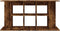 vidaXL - Aquariumstandaard - 120x40x60 - cm - bewerkt - hout - gerookt - eikenkleur