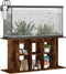 vidaXL - Aquariumstandaard - 120x40x60 - cm - bewerkt - hout - gerookt - eikenkleur