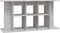 vidaXL - Aquariumstandaard - 120x40x60 - cm - bewerkt - hout - grijs - sonoma