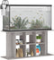 vidaXL - Aquariumstandaard - 120x40x60 - cm - bewerkt - hout - grijs - sonoma