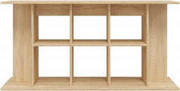 vidaXL - Aquariumstandaard - 120x40x60 - cm - bewerkt - hout - sonoma - eikenkleurig