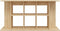 vidaXL - Aquariumstandaard - 120x40x60 - cm - bewerkt - hout - sonoma - eikenkleurig