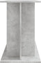 vidaXL - Aquariumstandaard - 120x40x60 - cm - bewerkt - hout - betongrijs
