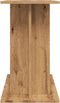 vidaXL - Aquariumstandaard - 120x40x60 - cm - bewerkt - hout - artisanaal - eiken