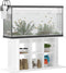 vidaXL - Aquariumstandaard - 120x40x60 - cm - bewerkt - hout - hoogglans - wit