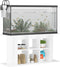 vidaXL - Aquariumstandaard - 120x40x60 - cm - bewerkt - hout - wit