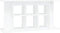 vidaXL - Aquariumstandaard - 120x40x60 - cm - bewerkt - hout - wit