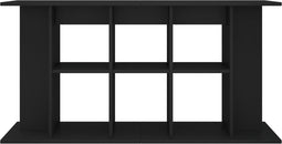 vidaXL - Aquariumstandaard - 120x40x60 - cm - bewerkt - hout - zwart