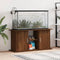 vidaXL - Aquariumstandaard - 121x41x58 - cm - bewerkt - hout - bruin - eikenkleur