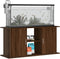 vidaXL - Aquariumstandaard - 121x41x58 - cm - bewerkt - hout - bruin - eikenkleur
