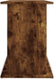 vidaXL - Aquariumstandaard - 121x41x58 - cm - bewerkt - hout - gerookt - eikenkleur