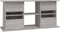 vidaXL - Aquariumstandaard - 121x41x58 - cm - bewerkt - hout - grijs - sonoma - eiken